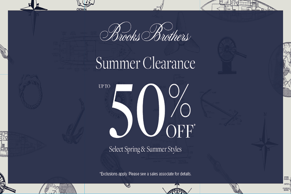 Brooks Brothers Summer Clearance 