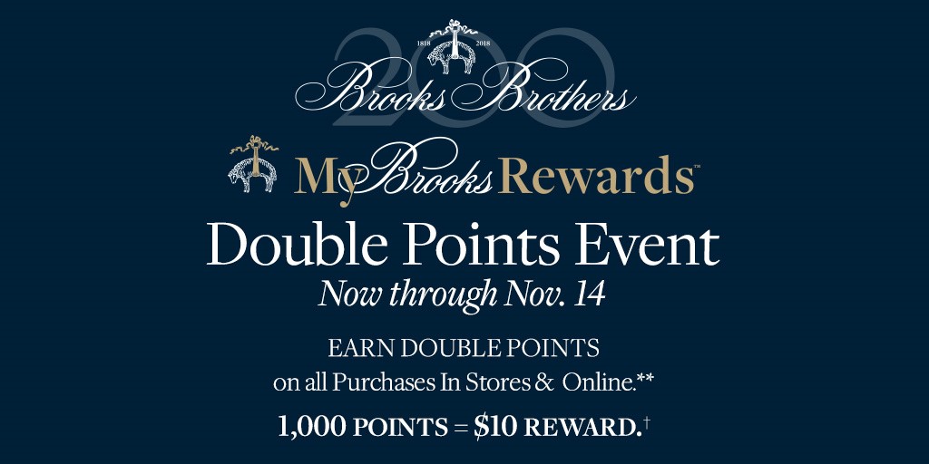 brooks brothers rewards login